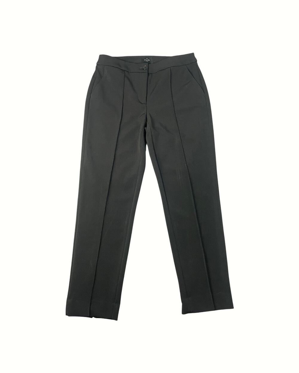 WHBM Women’s Black Size 6 The Slim Crop Dress Trouser Pants Office Careerwear
